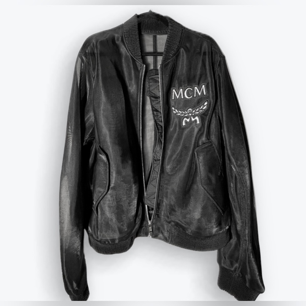MCM Men's Mesh Bomber Jacket - Picture 2 of 9